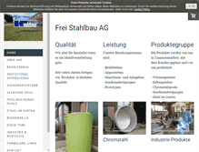 Tablet Screenshot of freistahlbau.ch